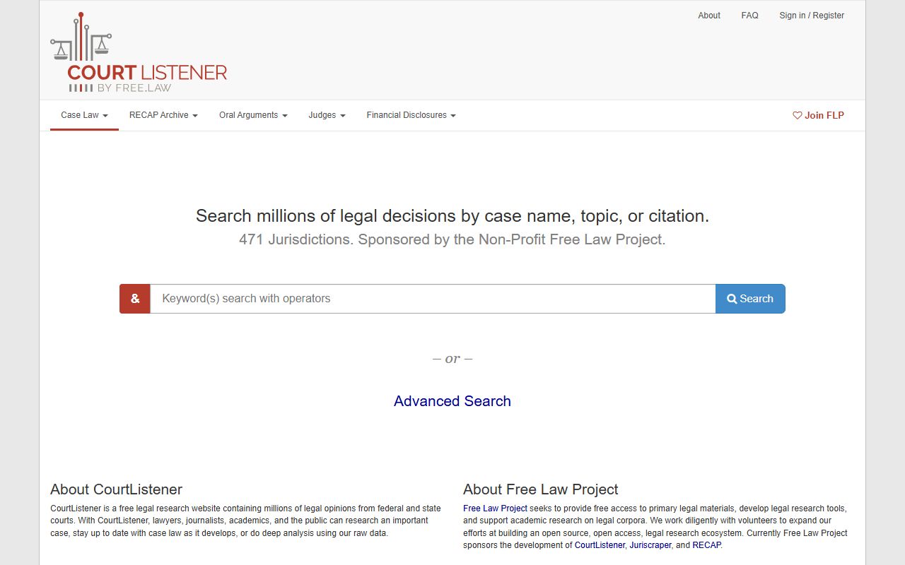 Madison County court records CourtListener public access alternative